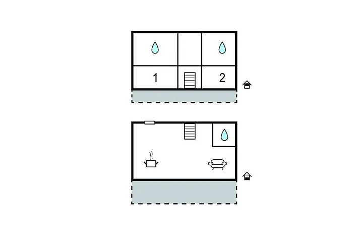 בית נופש 2 Bedroom In *